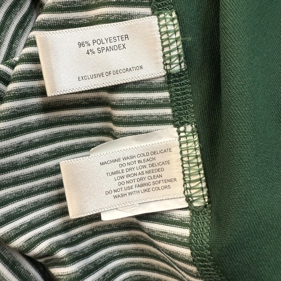 Cutter‎ & Buck Womens XL Green Stripe Side Pocket Golf Athletic - Picture 7 of 8